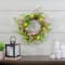 20" Pink & Green Easter Egg With Berry Floral Springtime Wreath